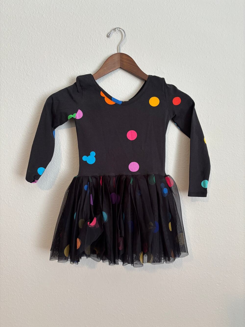 Wild RIch Kids Disney Tutu Long Sleeve Dress 7/8